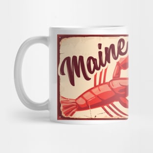 Maine Lobster Travel Bar Harbor Kennebunkport Acadia National Park Mug